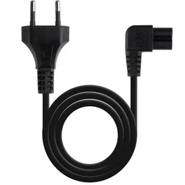 Nanocable Cable de Alimentación Acodado CEE7/16/M-C7/H Negro 3 m